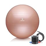 BODYMATE Gymnastikball Sitzball Trainingsball mit GRATIS E-Book inkl. Luft-Pumpe, Ball...