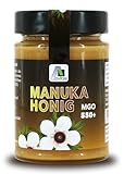 Manuka Honig MGO 550+ 250g aus Neuseeland - Laborgeprüft, abgefüllt und MGO zertifiziert...