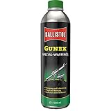 BALLISTOL 22050 GUNEX Waffenöl 500ml Flasche – Temperaturbeständiges Waffen-Pflege-Öl...