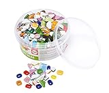 Rayher Soft Glas Mosaik Mix, polygonal (unregelmäßig), bunte Mischung, Dose 500g...