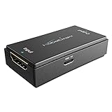KabelDirekt – HDMI-Repeater aktiv (Signal-Verstärker, UHD 4K/60Hz, HDR, YUV 4:4:4, max....
