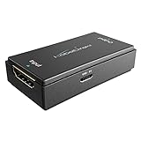 KabelDirekt – HDMI 2.0 aktiver Repeater (Signal-Verstärker, UHD 4K/60Hz, HDR, YUV...