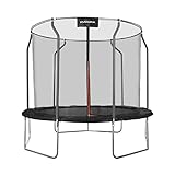 HUDORA First Trampolin - Trampolin Outdoor mit Sicherheitsnetz, Gartentrampolin für...