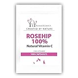ROSEHIP - Forest Vitamin - Rosehip 100% Natural Vitamin C - 100 Kapseln -...