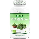 Bio Moringa - 300 Kapseln mit 600 mg - 100% BIO Moringa Oleifera - Superfood besonders...