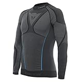 Dainese Herren Dry LS Baselayer-Shirt, Schwarz/Blau, L