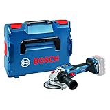 Bosch Professional BITURBO Winkelschleifer GWS 18V-15 SC (mit Connectivity-Modul,...