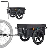 Tiggo VS Plus Fahrrad Lastenanhänger & Handwagen mit 70 Liter Transportbox...