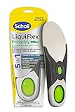 Scholl Liquiflex Everyday, verstellbare Einlegesohlen gegen Geruch aus Memory-Schaum mit...