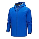 Regenjacke Sommer Herren, Softshelljacke Herren Wasserdicht Atmungsaktiv Sommer Xxxl 3Xl...