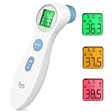 Fieberthermometer kontaktlos infrarot Stirnthermometer für Babys Erwachsene, digitales 2...