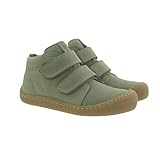 Koel Schuhe Lauflernschuh Barfußschuhe Barefoog Don 2.0 Leder Oliv, Schuhgröße:EUR 26