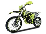 RV-Parts 250ccm Dirtbike Vollsross Enduro Pitbike Crossbike Cross 26PS 21/18 Zoll Grün