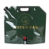 majs 9L Faltbarer Wasserkanister Mit Dichtem Deckel,Flexibler Wasserkanister, Tragbar...