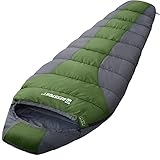 Bessport Schlafsack Outdoor Mumienschlafsack 3 Saison Klein und Klein und Ultraleicht...