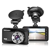 ORSKEY Dashcam Auto 1080P Full HD Autokamera DVR Dashboard Kamera Videorecorder Auto...