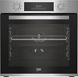 Beko BBSM12340X Einbau-Backofen-Set, zwei autarke Geräte: Induktionskochfeld mit 4...