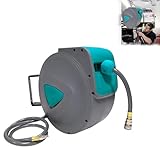 VANCHEMO 10m Luftschlauch Trommel(1/4'') Wandmontage Schlauchaufroller...