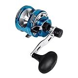 Okuma Cavalla 5Nii Blu Rh Jig 2Speed - Multirolle, Angelrolle zum Meeresangeln, Rolle