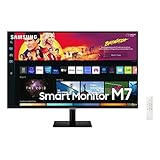 Samsung M7 Smart Monitor S32BM700UP, 32 Zoll, VA-Panel, Bildschirm mit Lautsprechern, 4K...