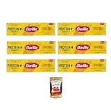 Barilla Protein+ Spaghetti 400gr, Pasta reich an pflanzlichem Protein, 6x 400 g + Italian...