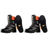 WOODSafe Herren Snijbestendige laarzen Schnittschutzstiefel, Schwarz Orange, 43 EU &...