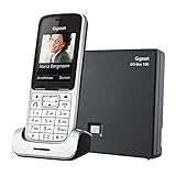 Gigaset SL450A GO - Schnurloses Analog & VoIP DECT-Telefon mit Anrufbeantworter -...