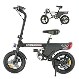 RAOO MIN E Bike, e Bike Herren und Damen Fahrrad tragbar City-Pendler, Elektrofahrrad Max....