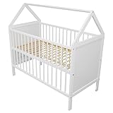 Need Sleep Babybett höhenverstellbar 140x70 cm | Funktionsbett 4IN1 aus Massivem...