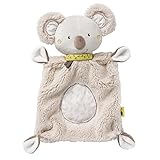 Fehn Schmusetuch Baby Schnuffeltuch mit Koala Köpfchen - Kuscheltuch für Neugeborene -...