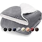 Blumtal Sherpa Decke Kuscheldecke Flauschig - Decke Fleecedecke Oeko-TEX® Zertifiziert,...