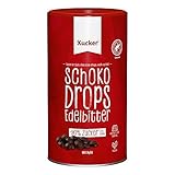 Xucker Schoko Drops Edelbitter 750g - Schokolade mit Xylit Zuckerersatz Vegane Schokodrops...