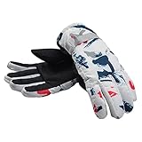 Skihandschuhe Für Fleece Winter Warme Snowboardhandschuhe Ultraleichte wasserdichte...