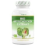 Bio Artischocken Extrakt - 240 Kapseln - 1800 mg je Tagesdosis (2,5% Cynarin) - Echter...