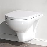 AM.PM Hit - Spülrandloses Wand-Hänge-WC inkl. WC-Sitz mit Soft-Close-Absenkautomatik -...