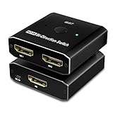 8K Switch HDMI 2.1 Splitter 8K@60Hz Bidirektionaler HDMI Switch 2 IN 1 Out oder 1 IN 2 Out...