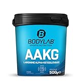 Bodylab24 AAKG Arginin-Alpha-Ketoglutarat 500g Pulver im Verhältnis 2:1, Pre-Workout...