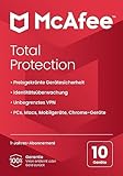 McAfee Total Protection 2023 | 10 Gerät | Virenschutz- und Internet-Sicherheitssoftware |...