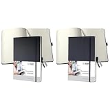Sigel CO110 Premium Notizbuch blanko, A4, Hardcover, schwarz - Conceptum & CO120 Premium...