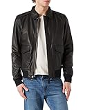 Schott NYC Herren LCFLYVINT Lederjacke, Schwarz, L