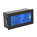 YB5140DM Multifunktions AC Amperemeter Voltmeter 0~20A LCD Digitalanzeige 60~500 V...