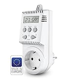 ELEKTROBOCK TS05 Steckerthermostat - Einfach zu Bedienen - Elektrische Heizungen -...