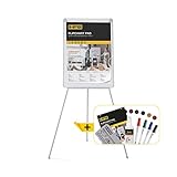 Bi-Office Präsentation-Starterkit: Magnetische Flipchart, Flipchartblock und Whiteboard...