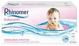 Rhinomer babysanft – natürliches, isotones Meerwasser zur Nasenhygiene von Babys, 20 x...