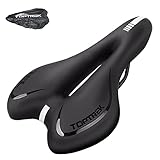 toptrek Fahrradsattel mit überzug Gel MTB Sattel Bequemer Hohl Ergonomisch Fahrradsitz...