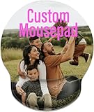 Benutzerdefinierte Mouse Pad mit Handgelenkstütze, Personalisierte ergonomische Mauspad...