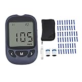 Blutzuckermessgerät, Diabetes Test Kit, 50 Stück Teststreifen + 50 Lanzetten...