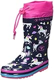 TOM TAILOR Jungen Mädchen 4275301 Gummistiefel, Navy-pink, 31 EU