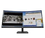 HP M34d Monitor - 34 Zoll,QHD Ultra Wide 1440p, curved Bildschirm, WQHD VA Display, 100Hz,...