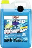 SONAX AntiFrost+KlarSicht Konzentrat (5 Liter) Scheibenwaschanlagen-Frostschutz sorgt für...